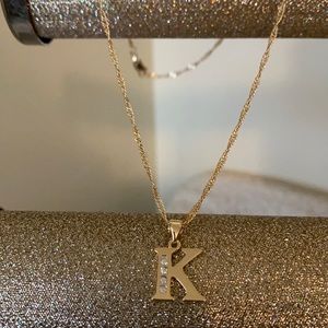 SOLD New Brazilian gold letter K
